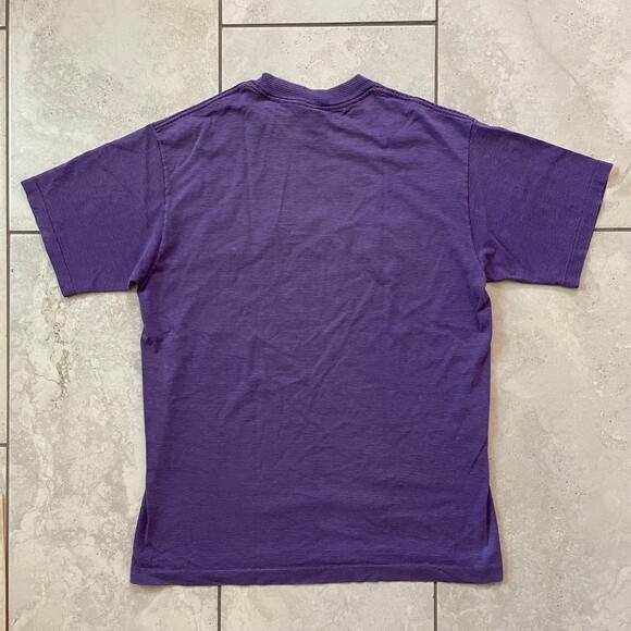 Vintage 80s 90s Gecko Hawaii Purple T-shirt Size L - Picture 4 of 9